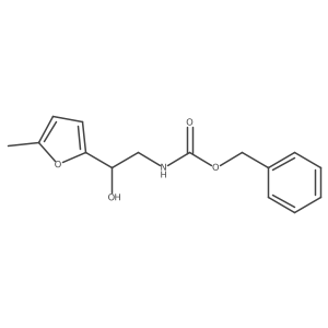 benzyl N-[2-hydroxy-2-(5-methylfuran-2-yl)ethyl]carbamate Structure