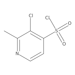 3-Chloro-2-methylpyridine-4-sulfonyl chloride结构式