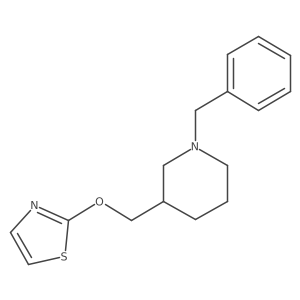 1-Benzyl-3-[(1,3-thiazol-2-yloxy)methyl]piperidine Structure