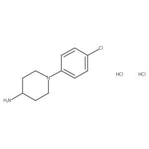 1-(4-Chlorophenyl)piperidin-4-aminedihydrochloride Structure