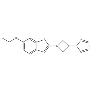 6-ethoxy-2-[3-(2H-1,2,3-triazol-2-yl)azetidin-1-yl]-1,3-benzothiazole Structure