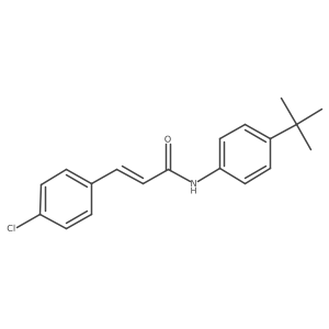 (2Z)-N-(4-tert-butylphenyl)-3-(4-chlorophenyl)prop-2-enamide结构式