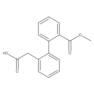 2a(2)-(Methoxycarbonyl)[1,1a(2)-biphenyl]-2-acetic acid Structure