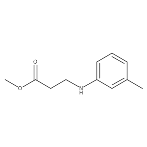 3-m-Tolylamino-propionic acid methyl ester结构式
