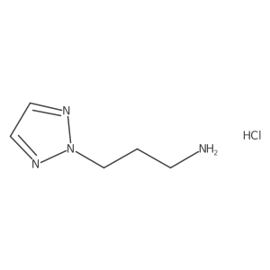 3-(2H-1,2,3-triazol-2-yl)propan-1-amine hydrochloride结构式