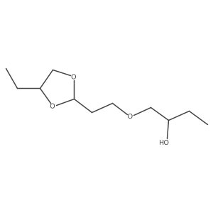 2-Butanol, 1-[2-(4-ethyl-1,3-dioxolan-2-YL)ethoxy]- Structure