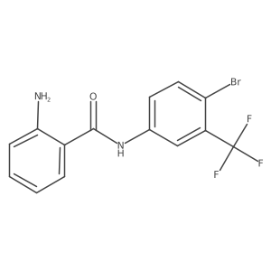2-Amino-N-(4-bromo-3-trifluoromethylphenyl)benzamide Structure