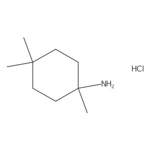 1,4,4-Trimethylcyclohexan-1-aminehydrochloride结构式