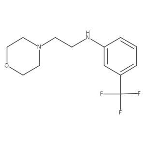 N-[3-(Trifluoromethyl)phenyl]morpholine-4-ethanamine结构式