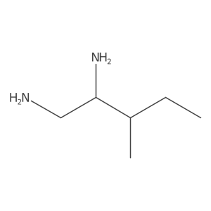 1,2-Pentanediamine, 3-methyl- Structure