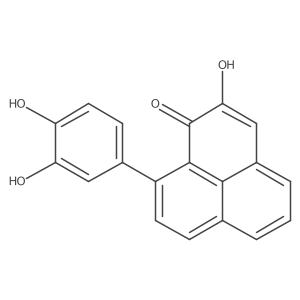 9-(3,4-Dihydroxyphenyl)-2-hydroxy-1H-phenalen-1-one Structure