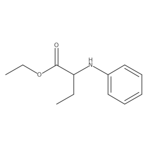 Ethyl 2-(phenylamino)butanoate Structure