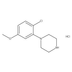 1-(2-Chloro-5-methoxyphenyl)piperazine hydrochloride结构式