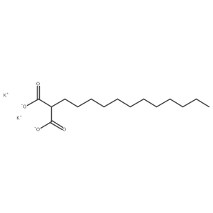 Dipotassium dodecylmalonate Structure