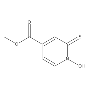 2-Mercapto-4-(methoxycarbonyl)pyridine1-oxide结构式