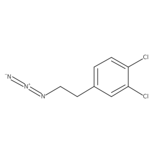 4-(2-Azidoethyl)-1,2-dichlorobenzene结构式