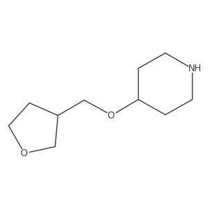 4-(Oxolan-3-ylmethoxy)piperidine Structure