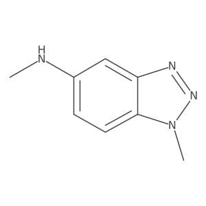 N,1-Dimethyl-1H-benzo[d][1,2,3]triazol-5-amine Structure