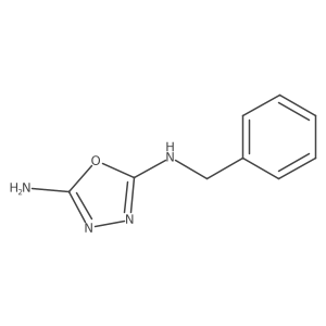 2-N-benzyl-1,3,4-oxadiazole-2,5-diamine结构式