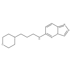 N-[3-(morpholin-4-yl)propyl][1,2,4]triazolo[4,3-b]pyridazin-6-amine Structure