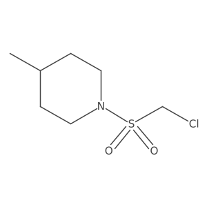1-Chloromethanesulfonyl-4-methylpiperidine结构式