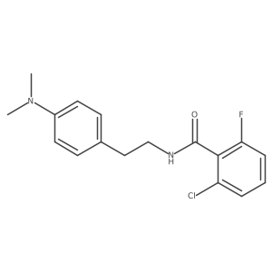 2-chloro-N-(4-(dimethylamino)phenethyl)-6-fluorobenzamide Structure
