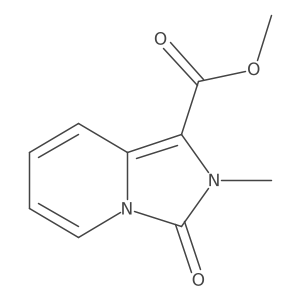 methyl 2-methyl-3-oxo-2H,3H-imidazo[1,5-a]pyridine-1-carboxylate结构式
