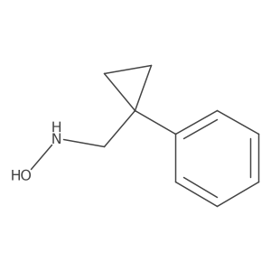 N-[(1-phenylcyclopropyl)methyl]hydroxylamine结构式