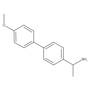 1-(4'-Methoxy-[1,1'-biphenyl]-4-yl)ethanamine Structure