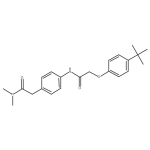 2-{4-[2-(4-Tert-butylphenoxy)acetamido]phenyl}-N,N-dimethylacetamide结构式