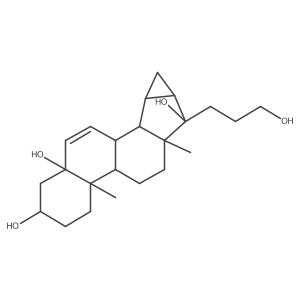 (1R,2S,3S,5S,6S,7S,10S,11R,14S,16R)-6-(3-hydroxypropyl)-7,11-dimethylpentacyclo[8.8.0.02,7.03,5.011,16]octadec-17-ene-6,14,16-triol Structure