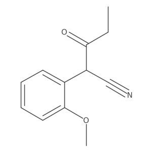 2-(2-Methoxyphenyl)-3-oxopentanenitrile结构式