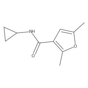 N-cyclopropyl-2,5-dimethylfuran-3-carboxamide Structure