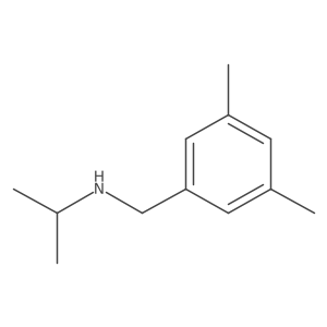 [(3,5-Dimethylphenyl)methyl](propan-2-yl)amine Structure
