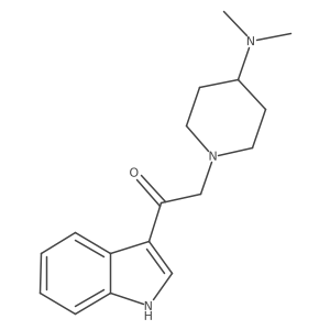 2-[4-(dimethylamino)piperidin-1-yl]-1-(1H-indol-3-yl)ethan-1-one Structure