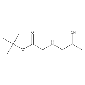 Tert-butyl 2-[(2-hydroxypropyl)amino]acetate Structure