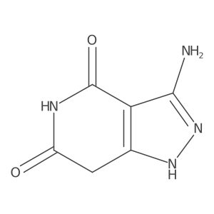 3-Amino-1,7-dihydropyrazolo[4,3-c]pyridine-4,6-dione Structure