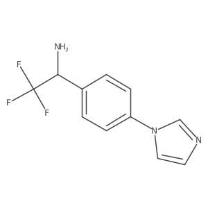 (I+/-R)-4-(1H-Imidazol-1-yl)-I+/--(trifluoromethyl)benzenemethanamine结构式