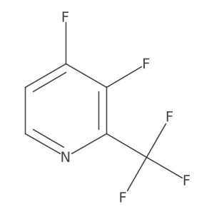 3,4-Difluoro-2-(trifluoromethyl)pyridine Structure