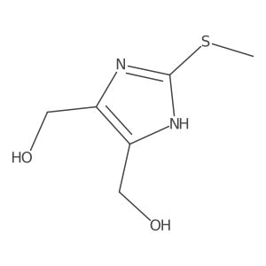 2-(Methylthio)-1H-imidazole-4,5-dimethanol Structure