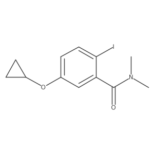 5-Cyclopropoxy-2-iodo-N,N-dimethylbenzamide结构式