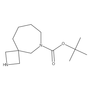 tert-Butyl 2,6-diazaspiro[3.6]decane-6-carboxylate结构式