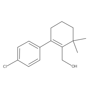 [2-(4-Chlorophenyl)-6,6-dimethylcyclohexen-1-yl]methanol结构式