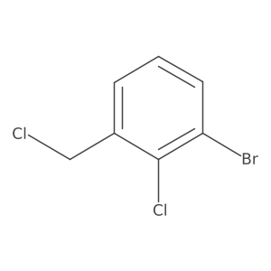 1-bromo-2-chloro-3-(chloromethyl)Benzene Structure