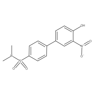 4-(4-N,N-Dimethylsulfamoylphenyl)-2-nitrophenol Structure