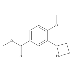 Methyl 3-(azetidin-2-yl)-4-methoxybenzoate Structure