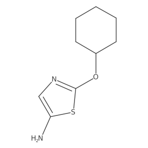 5-Amino-2-(cyclohexyloxy)thiazole结构式