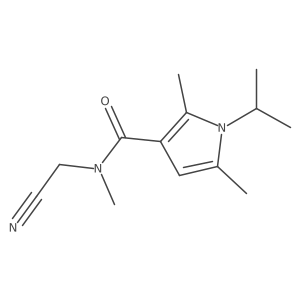 N-(cyanomethyl)-N,2,5-trimethyl-1-(propan-2-yl)-1H-pyrrole-3-carboxamide Structure