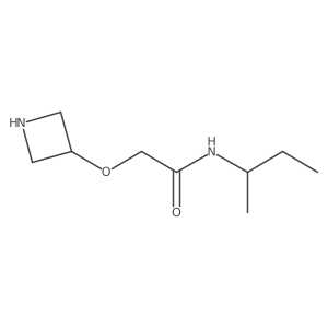 2-(azetidin-3-yloxy)-N-(butan-2-yl)acetamide Structure