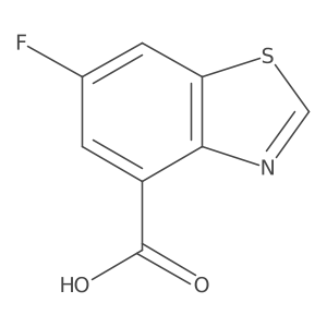 6-Fluoro-benzothiazole-4-carboxylic acid结构式
